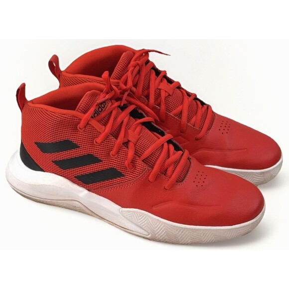 Adidas Shoes Men's Size 7 Own the Game Black Red‎ Basketball Jogging 789006 - Picture 6 of 10